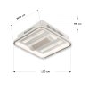 Fan Lamp Model DC20-6010 (LED 66W) 20 inches White Fan Lamp Model DC20-6010 (LED 66W) 20 inches White