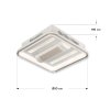 Fan Lamp Model DC20-6010 (LED 66W) 20 inches White