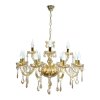 Pendant Lamp MODEL 07-SL-8542-8+4 AMBER (E14x12) Amber