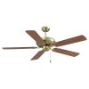 CEILING FAN Plywood Blade UV MODEL S C35-52N-PB SIZE 52" Gold