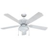 Lamp Ceiling Fan ABS Blade MODEL S W08-521 AWH SIZE 52"  White