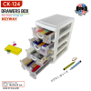 KEYWAY กล่องลิ้นชักมินิ 4 ชั้น CK-124