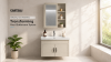 Tampilan elegan Bathroom Cabinet Castelli 1480581 dengan pencahayaan lembut untuk inspirasi sanitary kamar mandi minimalis modern