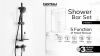 shower-bar-set-castelli-1456061-sanitary-kamar-mandi.jpg Inspirasi kamar mandi elegan dengan instalasi Shower Bar Set 1456061 dari sanitary premium Castelli yang dilengkapi 5 fungsi semburan.