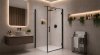Desain kamar mandi estetik yang nyaman dan tidak sumpek, dilengkapi dengan perlengkapan sanitary ware berkualitas premium dari Castelli Sanitary.