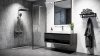 Inspirasi Kamar Mandi Monokrom Castelli Sanitary Tampilan estetik kamar mandi bergaya monokrom hitam putih yang elegan, dilengkapi dengan produk sanitary ware matte black premium dari Castelli Sanitary.