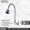 Keran Dapur Castelli Kran Cuci Piring Single Handle Sink Tap