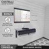 Glass Basin 1 Set Castelli Tempat Wastafel 1 Set Dengan Kaca - 1390565-BL