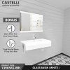 Glass Basin 1 Set Castelli Tempat Wastafel 1 Set Dengan Kaca - 1390565-WH