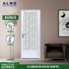 Pintu Kamar Mandi Alno Pintu Toilet Alumunium Whte - 237PA15