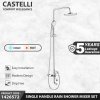 Rain Shower Castelli Shower Mixer 1 Set Dengan 5 Fungsi - 1426572
