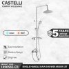 Rain Shower Castelli Single Handle Rain Shower Mixer Set Dengan 3 Fungsi - 1496582-CR