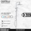 Rain Shower Castelli Single Handle Rain Shower Set - 1456586-CR