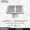 Floor Drain Castelli Saringan Pembuangan Air Kamar Mandi - 1445139-CR