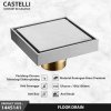 Floor Drain Castelli Saringan Pembuangan Air Kamar Mandi Model Persegi - 1445141