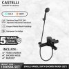 Kran Shower Panas Dingin Castelli Shower 1 Set 2 Output - 1506584