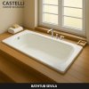 CASTELLI Bathtub Tanam Kamar Mandi Sevila Ultra Marble 30011