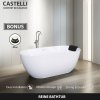 Bathtub Reine 30011 Free Standing Castelli  Kamar Mandi BathTub Acrylic