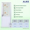 Pintu Kamar Mandi Alno Pintu Toilet Alumunium White - 237PA18