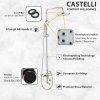 Rain Shower Castelli Shower Mixer 1 Set Dengan 5 Fungsi - 1426572
