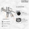Keran Dinding Castelli Kran Tembok 2 Cabang 2 Way Bib Cock - 1475399-BS