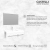 Glass Basin 1 Set Castelli Tempat Wastafel 1 Set Dengan Kaca - 1390565-WH