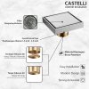 Floor Drain Castelli Saringan Pembuangan Air Kamar Mandi Model Persegi - 1445141
