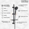 Shower Bar Castelli Shower Bar 1 Set Dengan 5 Fungsi Hand Shower - 1456061