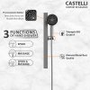 Shower Bar Castelli Shower  1 Set Dengan 3 Fungsi Hand Shower - 1186065-GM