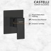 Keran tanam tembok CONCEALED SHOWER  MIXER 1 FUNCTION CASTELLI - 1186595-WC