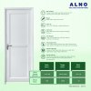 Pintu Kamar Mandi Alno Pintu Toilet UPVC Whte - 237PU02