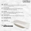 CASTELLI Bathtub Tanam Kamar Mandi Sevila Ultra Marble 30011