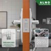 Pintu Kamar Mandi Alno Pintu Toilet UPVC Wood - 237PU05