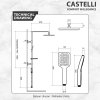 Rain Shower Castelli  Single Handle Rain Shower Set - 1456586-BL