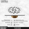 Floor Drain Castelli Saringan Pembuangan Air Kamar Mandi Chrome - 1405130