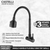 Keran Dapur Castelli Kran Cuci Piring Single Handle Flexible Sink Tap 1495390 1495391