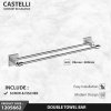 Gantungan Handuk Castelli Gantungan Handuk Kamar Mandi Double Towel Bar - 1205662