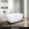 Bathtub Reine Free Standing Castelli  Kamar Mandi BathTub Acrylic