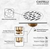 Floor Drain Castelli Saringan Pembuangan Air Kamar Mandi Chrome - 1405130