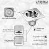 Floor Drain Castelli Saringan Pembuangan Air Kamar Mandi Chrome - 1195104