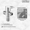 Stop Keran 2 Cabang Castelli Double Angle Valve - 1445361