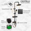 Rain Shower Castelli Single Handle Rain Shower Mixer Set - 1496582