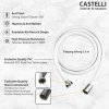 Selang Shower Castelli Selang Shower Kamar Mandi Shower Hose - 1466055-WH