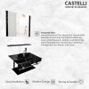 Glass Basin 1 Set Castelli Tempat Wastafel 1 Set Dengan Kaca - 1040534
