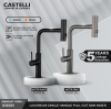 Keran Dapur Castelli Kran Tarik Luxurious Single Handle Pull Out - 1516591