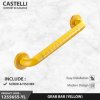 Pegangan Kamar Mandi Castelli Grab Bar Bentuk Lurus Anti Slip - 1255655