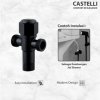 Stop Keran Castelli Angle Valve Matte Black