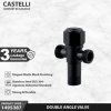 Stop Keran Castelli Angle Valve Matte Black