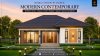 แบบบ้านชั้นเดียว Modern Contemporary 102 ตร.ม. เรียบหรู อยู่สบาย