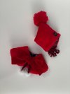 Christmas Fur Cape (red)